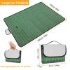 60" x 78" Waterproof Picnic Blanket Handy Mat with Strap Foldable Camping Rug for Camping Hiking Grass Travelling