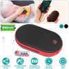 8000mAh 2 In 1 Electric Hand Warmer Rechargeable Hand Heater Portable Pocket Warmer with Power Bank 3 Heating Levels Digital Display Double-sided Heat