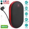 8000mAh 2 In 1 Electric Hand Warmer Rechargeable Hand Heater Portable Pocket Warmer with Power Bank 3 Heating Levels Digital Display Double-sided Heat