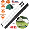 2Pcs Telescoping Tarp Poles Portable Aluminum Awning Poles 3-7.5ft Adjustable Telescopic Tarp Tent Rods