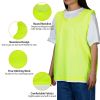 5Pcs Mesh Scrimmage Vests Soccer Basketball Team Training Pinnies Jerseys Shirt Adult Size