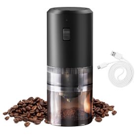 Electric Cordless Coffee Bean Grinder Rechargeable Battery 5 Levels Coarseness Ceramic Core Portable Coffee Grinder With Removable Cup For Espresso Co