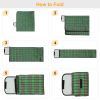 60" x 78" Waterproof Picnic Blanket Handy Mat with Strap Foldable Camping Rug for Camping Hiking Grass Travelling