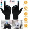 Unisex Winter Knit Gloves Touchscreen Outdoor Windproof Cycling Skiing Warm Gloves