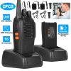 2 x Baofeng BF-888S Walkie Talkies Two Way Radio UHF 16CH 400-470MHZ Long Range