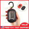 Compact Work Light 27LEDs Hang Lights Portable Magnetic Flashlight with Hook for Camping Hiking Emergency