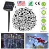 Solar String Lights LED Solar Power Fairy String Light 22M 200 LEDs 8 Lighting Mode White Light Waterproof Starry String Lights Christmas Wedding Part