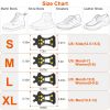 Ice Snow Grips Anti Slip Over Shoe Spikes Boot Traction Cleat Portable Ice Grippers Footwear w/ 10 Steel Studs