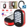 Compact Work Light 27LEDs Hang Lights Portable Magnetic Flashlight with Hook for Camping Hiking Emergency