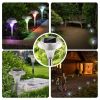 8Pcs Solar Garden Lights Outdoor IP44 Waterproof Solar Pathway Lights Color Changing Landscape Lamps 10Hrs Lawn Lighting for Yard Driveway Walkway