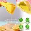 Manual Lemon Squeezer Fold Flat Design Effortless Hand Lemon Juicer Squeezer Manual Citrus Juicer with Sideways Pivot Increase Leverage Reduce Effort