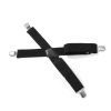 Men’s X-Back Suspenders Solid Braces Suspenders Heavy Duty 4 Clasps Adjustable Long Elastic Braces