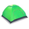 4 Persons Camping Waterproof Tent Pop Up Tent Instant Setup Tent w/2 Mosquito Net Doors Carrying Bag Folding 4 Seasons for Hiking Climbing Adventure F