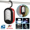 Compact Work Light 27LEDs Hang Lights Portable Magnetic Flashlight with Hook for Camping Hiking Emergency