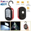 Compact Work Light 27LEDs Hang Lights Portable Magnetic Flashlight with Hook for Camping Hiking Emergency