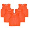 5Pcs Mesh Scrimmage Vests Soccer Basketball Team Training Pinnies Jerseys Shirt Adult Size