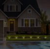 4pcs Solar Ground Light Waterproof Buried Light In-Ground Path Deck Lawn Patio Light 4LED