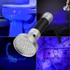 100-LED Blacklight Ultraviolet Detection Aluminum Flashlight