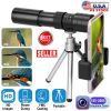 10X-300X Zoom Monocular Telescope High Definition Phone Telephoto Lens w/ Phone Holder Clamp Tripod For Hunting Hiking Sightseeing