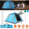 4-5 Person Camping Tent Outdoor Foldable Waterproof Tent with 2 Mosquito Nets Windows Carrying Bag for Hiking Climbing Adventure Fishing