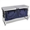 Foldable Camping Cupboard with Aluminum Frame