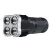 Rechargeable Strong Spotlight Waterproof LED Flashlight with Sidelight