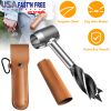 Outdoor Survival Tools for Bushcraft Hand Auger Wrench Woodworking Drill Survival Settler Tool Scotch Eye Auger