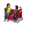 3-in-1 EZ Fold Wagon, Padded Seat with Seat Belts, Red