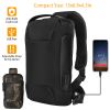 Men\'s Sling Backpack Waterproof Anti-theft Shoulder Crossbody Chest Bag Messenger Sling Bag Daypack w/ USB Charging Port