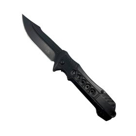 7.75" Semi-Automatic Spring Assisted Knife (Color: Black)