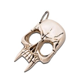 Vampire Skull Self Defense Keychain (Color: Bone)