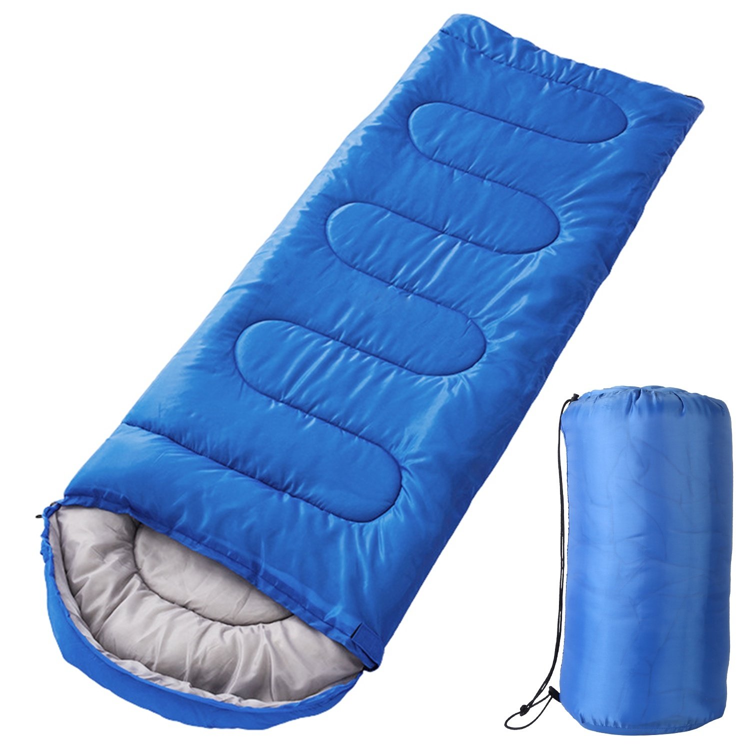 Camping Sleeping Bags for Adults Teens Moisture-Proof Hiking Sleep Bag with Carry Bag for Spring Autumn Winter Seasons Camping Sleeping Bags for Adults Teens Moisture-Proof Hiking Sleep Bag with Carry Bag for Spring Autumn Winter Seasons