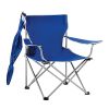 Foldable Beach Chair with Detachable Umbrella Armrest Adjustable Canopy Stool with Cup Holder Carry Bag for Camping Poolside Travel Picnic Lawn Chair