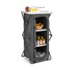 Folding Camping Storage Cabinet with 3 Shelves and Carry Bag