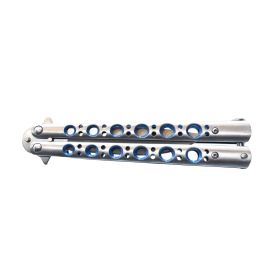 9.25" Butterfly Knife (Color: Blue)