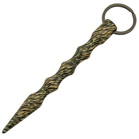 Self Defense Kubotan Key Chain (Color: Brown Zebra)